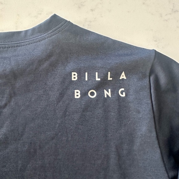 BILLABONG Kids Size 6 Navy Blue All Day Wave Performance Long Sleeve Rashguard - Picture 9 of 9